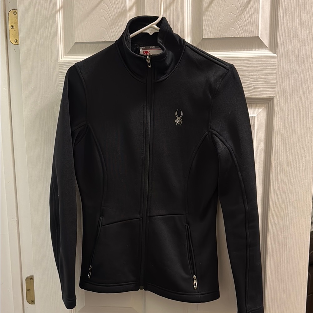 Spyder Black Full-Zip Jacket